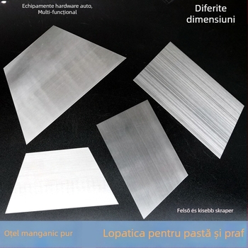 Lamă din oțel pentru racletă – îndepărtarea chitului auto și curățare mecanică