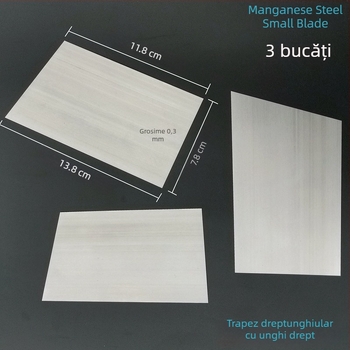 Lamă din oțel pentru racletă – îndepărtarea chitului auto și curățare mecanică