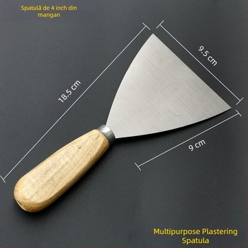 Lamă din oțel pentru racletă – îndepărtarea chitului auto și curățare mecanică