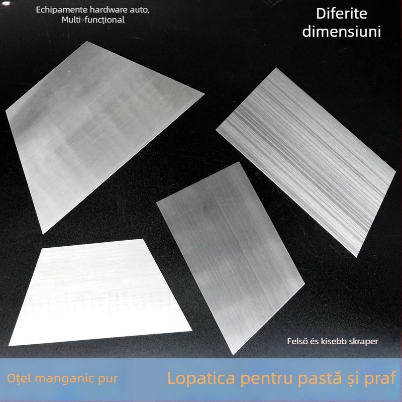 Lamă din oțel pentru racletă – îndepărtarea chitului auto și curățare mecanică