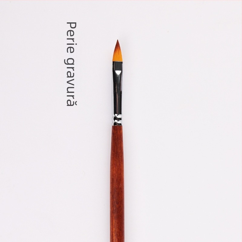 Set de 8 stilouri pentru desenul unghiilor, mâner din lemn, tijă lungă, 5,6 g fiecare, marca Yuxi