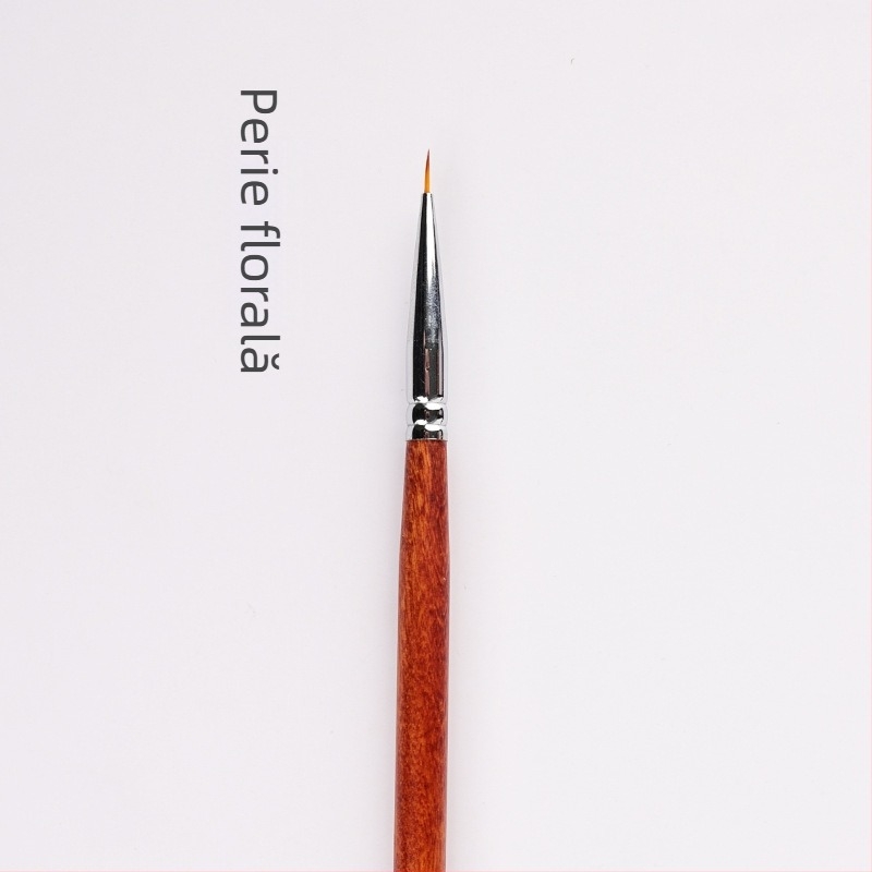 Set de 8 stilouri pentru desenul unghiilor, mâner din lemn, tijă lungă, 5,6 g fiecare, marca Yuxi