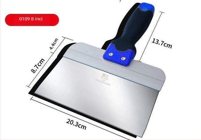 Paletă din oțel inoxidabil pentru tencuială și netezirea suprafețelor, durabilă și rezistentă la uzură