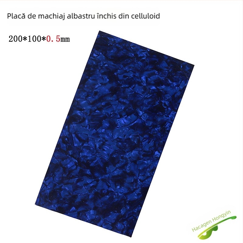 Placă decorativă pentru capul chitării cu încrustație de perle și încrustare din scoică, ABS material