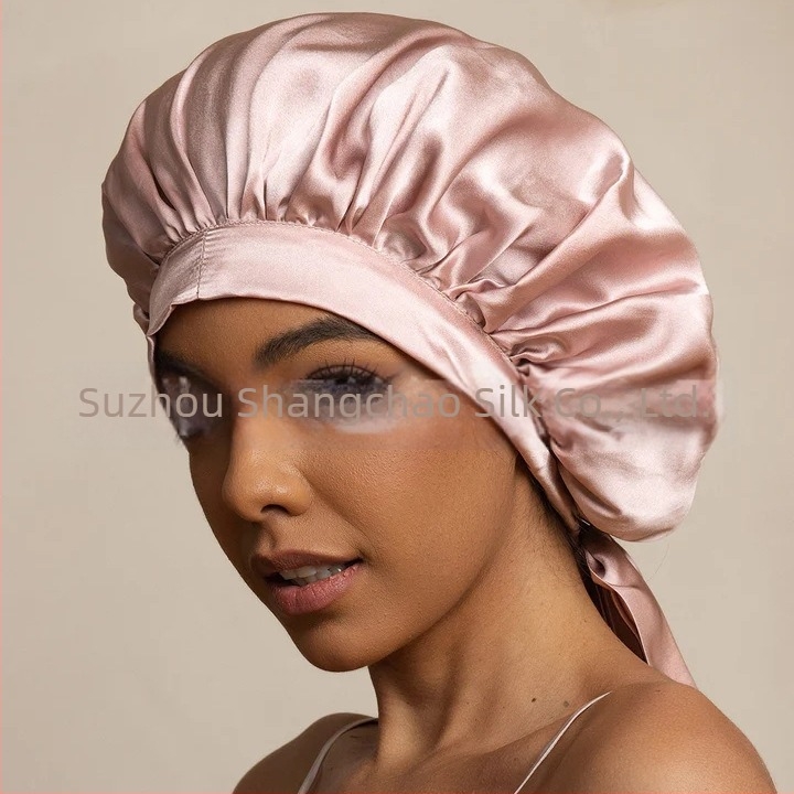 Șapcă din mătase Mulberry pentru somn și duș, 30-49 g, îngrijire păr