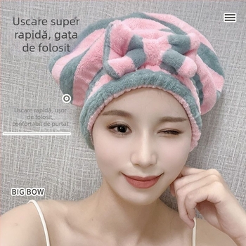 Pălărie de uscare a părului - material PE, pentru copii, stil coreean, reutilizabil