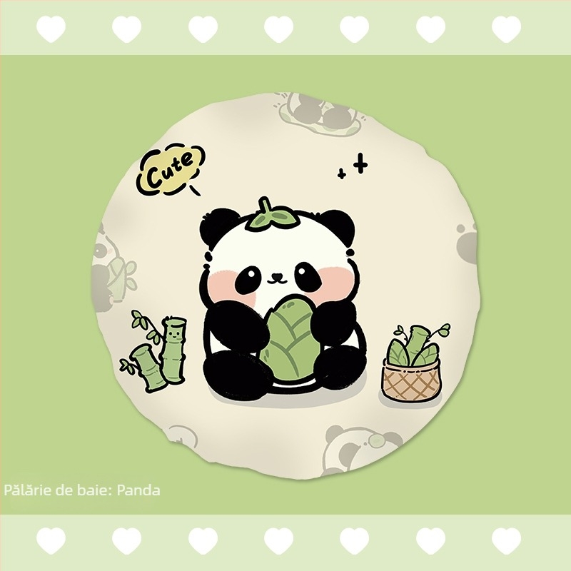 Pălărie de duș pentru copii – cu desene animate, cu două straturi, hidroizolantă, anti-umezeală, pentru uz casnic