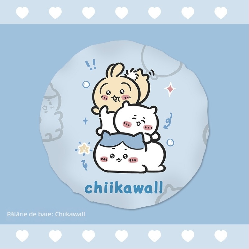 Pălărie de duș pentru copii – cu desene animate, cu două straturi, hidroizolantă, anti-umezeală, pentru uz casnic