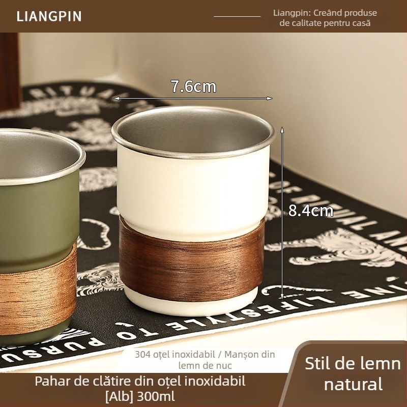 Suport pentru periute de dinți cu set de pahare pentru clătire, aluminiu Space, montaj încastrat, instalare fără găuri, imprimare logo disponibil