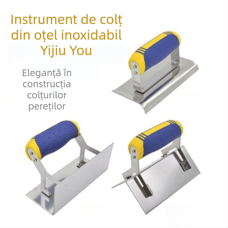 Spatulă de colț pentru pereți – unealtă pentru tencuit a colțurilor, racletă pentru glet diatomic (Origine: Altă; Țara de origine: Afganistan; Import: Nu; Marca: Altă; Model: Details)
