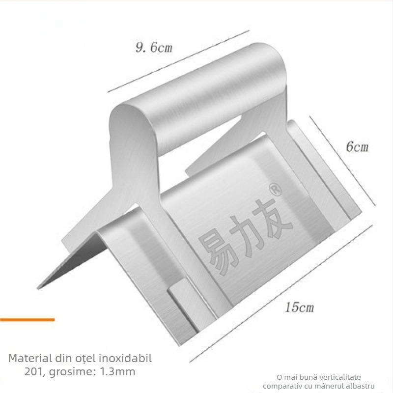 Spatulă de colț pentru pereți – unealtă pentru tencuit a colțurilor, racletă pentru glet diatomic (Origine: Altă; Țara de origine: Afganistan; Import: Nu; Marca: Altă; Model: Details)