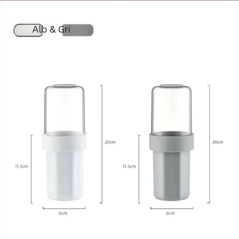 Suport pentru periuțe de dinți – plastic, set de călătorie, depozitare portabilă, 1 bucată