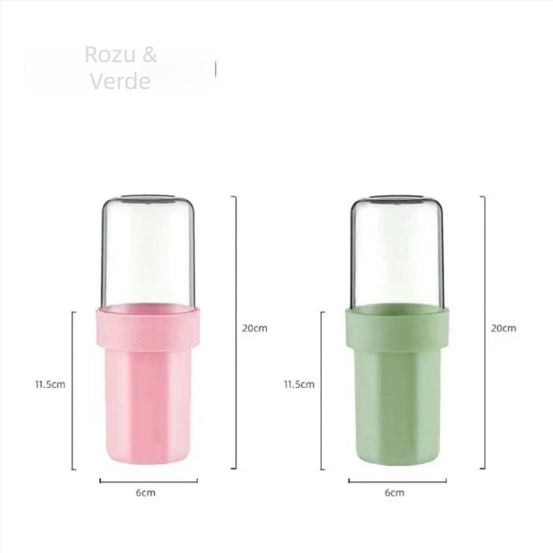 Suport pentru periuțe de dinți – plastic, set de călătorie, depozitare portabilă, 1 bucată