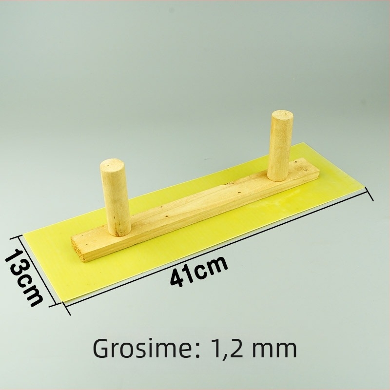 Cuțit de chit cu mâner dublu, lamă plată, grosime lamă 0,5 mm, serie lamă plată