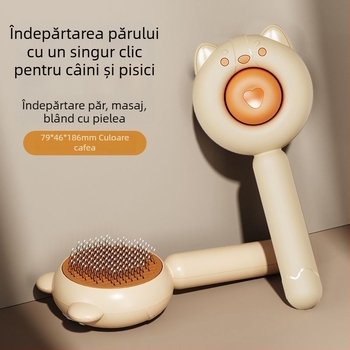 Aiwo Pieptene pentru pisici și câini pentru îndepărtarea părului liber