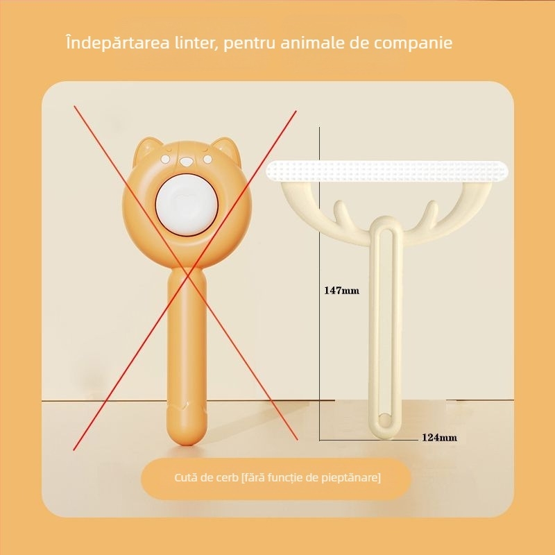 Aiwo Pieptene pentru pisici și câini pentru îndepărtarea părului liber