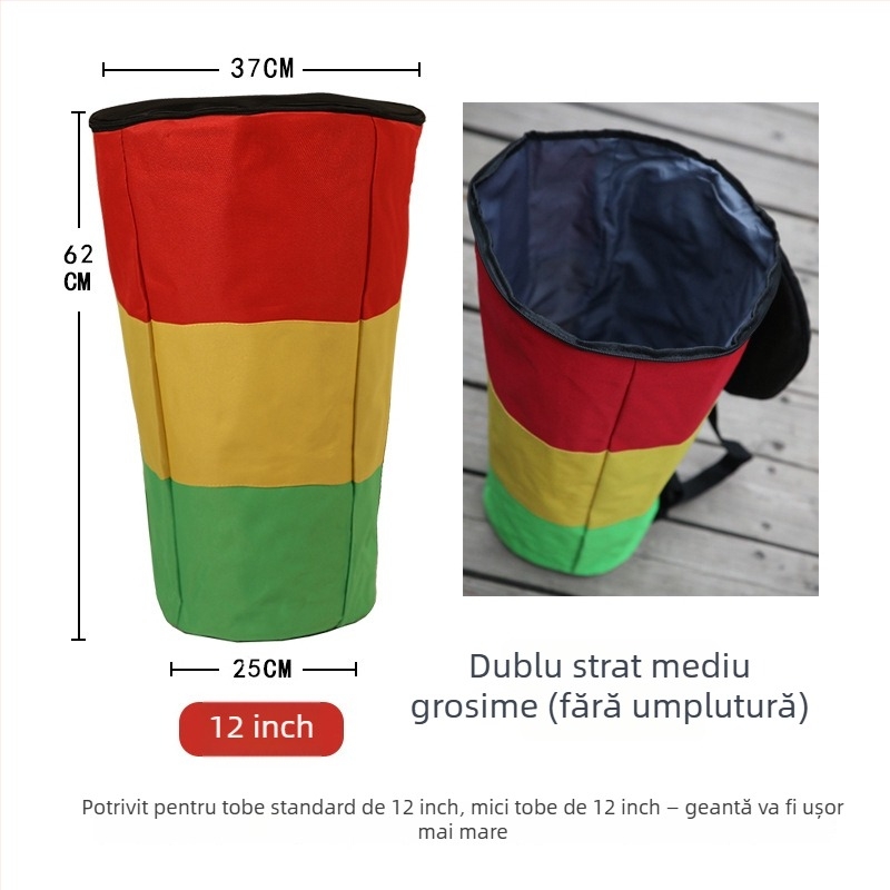 Geantă pentru instrument muzical din material Oxford, impermeabilă, ultra-ușoară, rezistentă la uzură, curea de umăr curbată