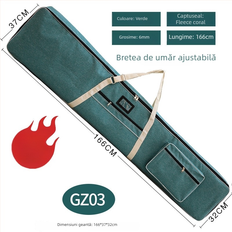 Protecție Guzheng – husă cu căptușeală PU, curea de umăr curbată, brand Unique, lansare vară 2024, pentru antrenamente off-campus.