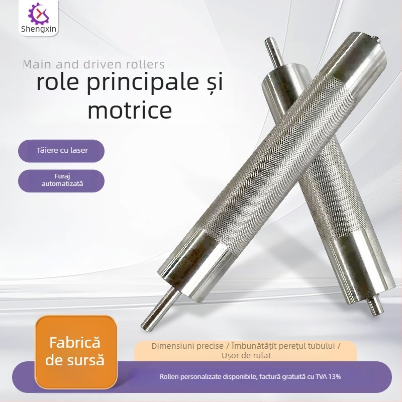 Rola principală antrenată pentru bandă transportoare - Holy letter, oțel carbon, linie de transport