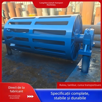 Tambur de eliminare a nămolului cu țeavă din oțel inoxidabil sau oțel carbon, pentru transportoare