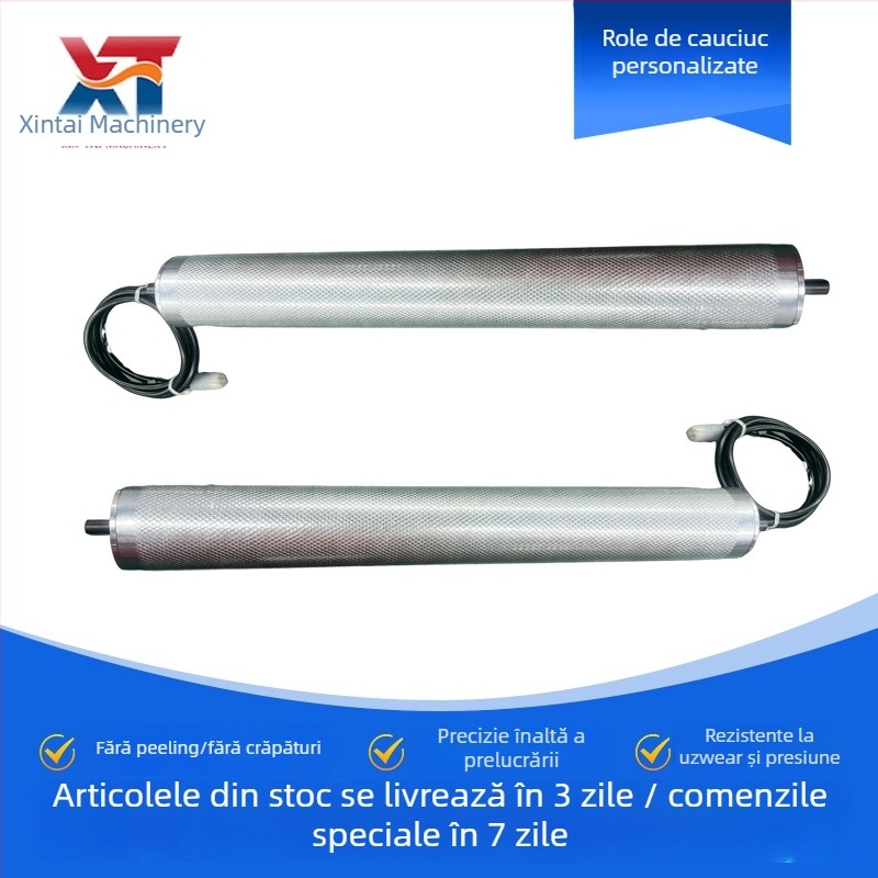 Rolă electrică pentru bandă transportoare cu acționare Master-Slave, motor DC fără peri încorporat, viteză reglabilă 24V/48V, înainte/înapoi