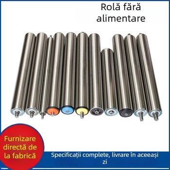 Rola nealimentată Incode, cu țevi din oțel inoxidabil și oțel carbon, pentru linii de asamblare, transportoare mici și mașini de imprimat
