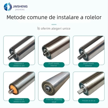 Rola acoperită cu cauciuc, tambur galvanizat, pentru echipamente de transport — Brand This wins