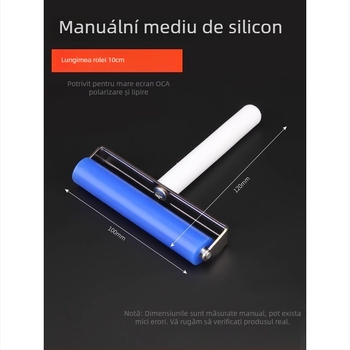 Deer Fairy unealtă pentru protecția ecranului telefonului cu roller de presiune, cilindru de silicon pentru îndepărtarea prafului, OCA adeziv uscat, ecran polarizat, rotiță de împingere manuală