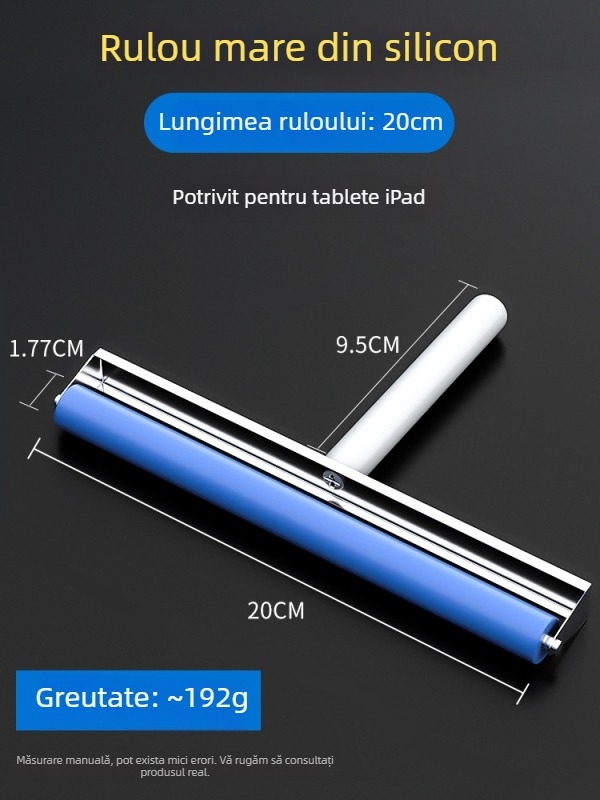 Deer Fairy unealtă pentru protecția ecranului telefonului cu roller de presiune, cilindru de silicon pentru îndepărtarea prafului, OCA adeziv uscat, ecran polarizat, rotiță de împingere manuală