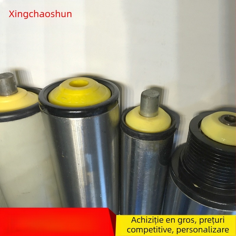 Rulou nemotorizat, cu acoperire din cauciuc, tip canal, marcă Xingchaoxun, material tambur OK, pentru linia de asamblare, origine Kunshan