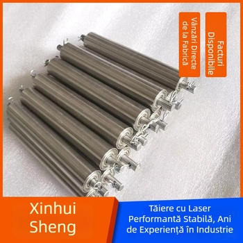 Rola transport din oțel inoxidabil cu acoperire de cauciuc galvanizat, dublu pinion, rigă principală și subordonată, personalizată