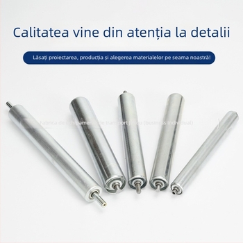 Rolă din dinți industrială pentru linii de transport, țeavă din oțel inoxidabil, suprafață galvanizată, diametrele cilindrului și axului personalizabile