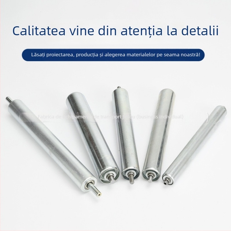 Rolă din dinți industrială pentru linii de transport, țeavă din oțel inoxidabil, suprafață galvanizată, diametrele cilindrului și axului personalizabile