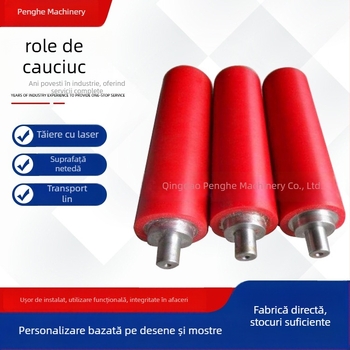 Rulou de cauciuc cu acoperire PU poliuretană și silicon, corp din plastic de inginerie, Penghe Machinery