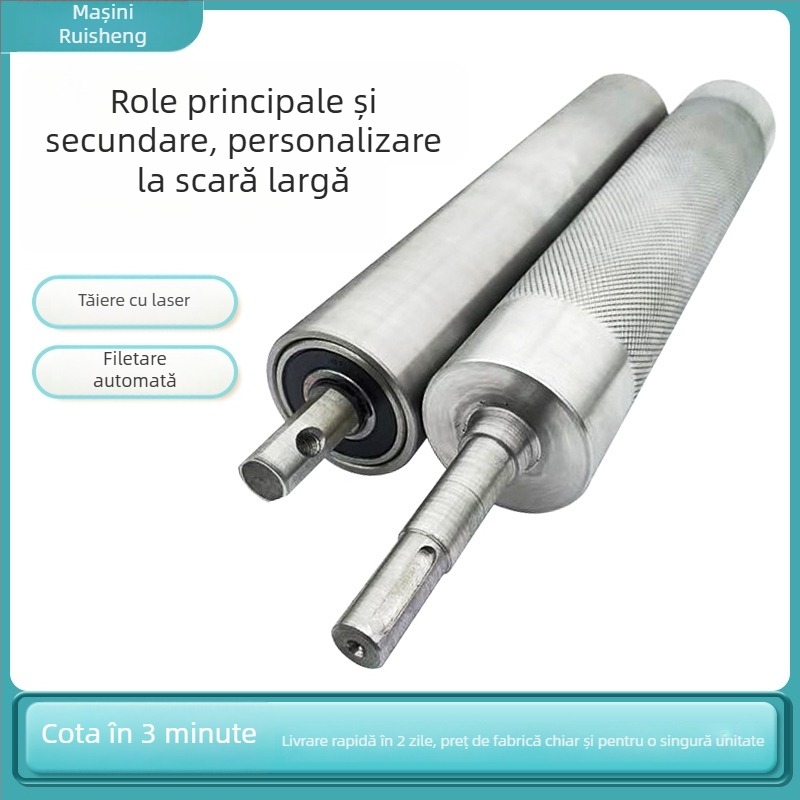 Role principale și acționate pentru linie de asamblare – țevi din oțel inoxidabil sau oțel carbon; rolă din oțel inoxidabil; variante galvanizate