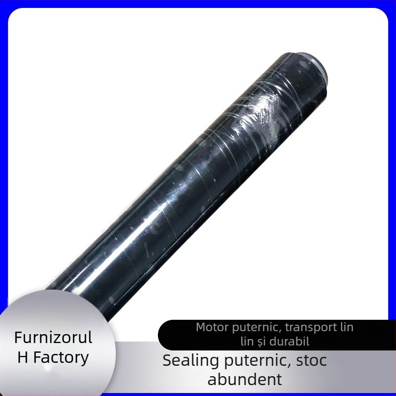 Rola din cauciuc poliuretan cu acoperire din cauciuc, rulou exterior, tub din oțel inoxidabil, diametru tambur personalizat, diametru ax personalizat