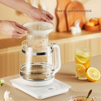 YALULU Y06 oală de sănătate din sticlă, capacitate 1.5–2 L, 110 V, 500–1000 W
