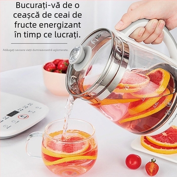 Joyoung DGD1506BQ Ceainic de sănătate, 1,5 L, din sticlă borosilicat, pentru birou și casă, temperatură reglabilă