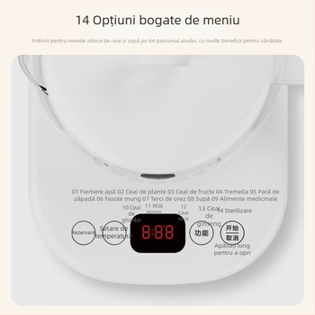 Ceainic din sticlă Health Pot MK-Y12Q, ceainic electric multifuncțional pentru casă și birou, 1,5 L