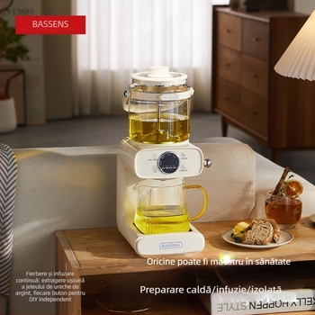 Basen Bs-c1 Ceainic de sănătate cu abur pulverizat, 4 L, corp din sticlă, 220V, 500–1000W, multifuncțional cu temperatură constantă