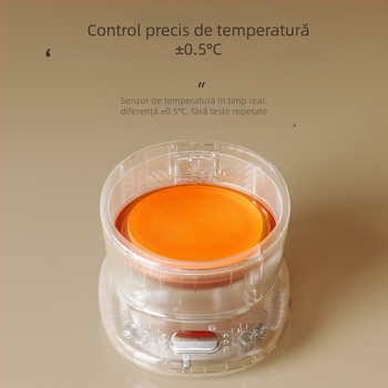 Yidepu Oală de Sănătate din Sticlă Integrală pentru Fierbere și Infuzare de Ceai, Ceainic Multifuncțional pentru Birou, cu Control Tactil și Reglare a Temperaturii