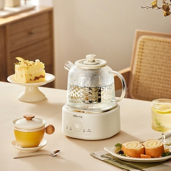 Ceainic de sănătate din sticlă borosilicată (Model YSH-P10R8 • Capacitate 1 L • Tensiune 220 V • Putere 500–1000 W)