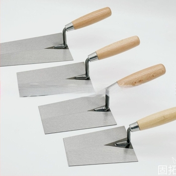 Cuțit pentru zidărie și mistrie din oțel carbon pentru decorare în construcții, grosime 1.0–1.4, lungime 150–200