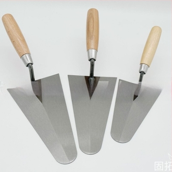 Cuțit pentru zidărie și mistrie din oțel carbon pentru decorare în construcții, grosime 1.0–1.4, lungime 150–200