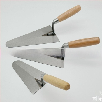 Cuțit pentru zidărie și mistrie din oțel carbon pentru decorare în construcții, grosime 1.0–1.4, lungime 150–200
