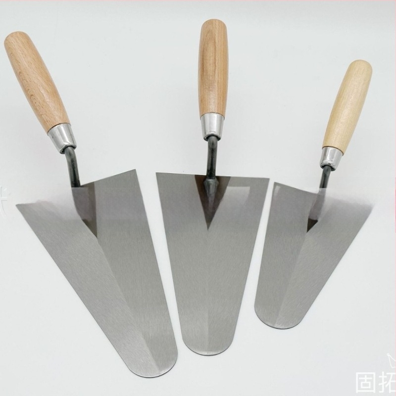 Cuțit pentru zidărie și mistrie din oțel carbon pentru decorare în construcții, grosime 1.0–1.4, lungime 150–200