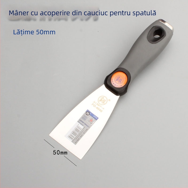 Cuțit de chit din oțel inoxidabil 3Cr-13, model Putty Knife, pentru uz casnic, curățenie și decorare, disponibil în mai multe lățimi