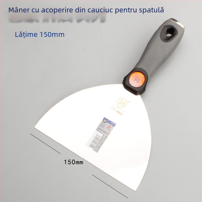 Cuțit de chit din oțel inoxidabil 3Cr-13, model Putty Knife, pentru uz casnic, curățenie și decorare, disponibil în mai multe lățimi