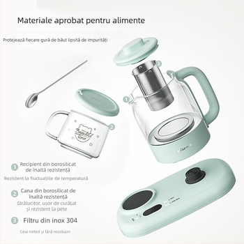 Bear Ceainic de sănătate YSH-P08G7 cu temperatură reglabilă, capacitate ≤1 L, 220V, 500–1000W