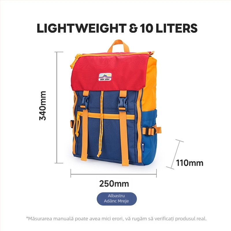Rucsac pentru copii crossbody cu imprimeu ciupercă, poliester respirabil, design drăguț